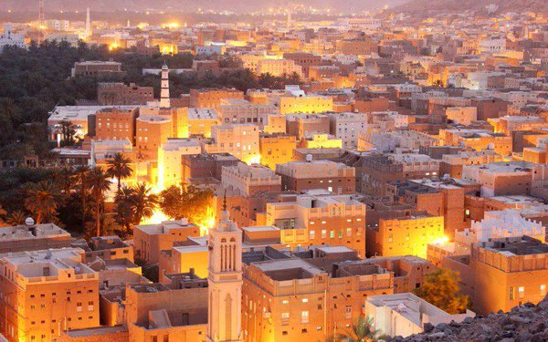 Historic Tarim city at sunset